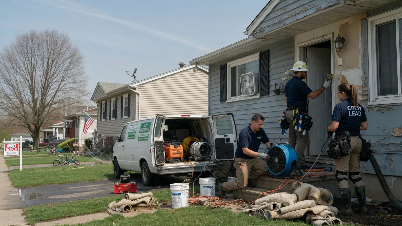 Flood Cleanup in Camanche, IA near me